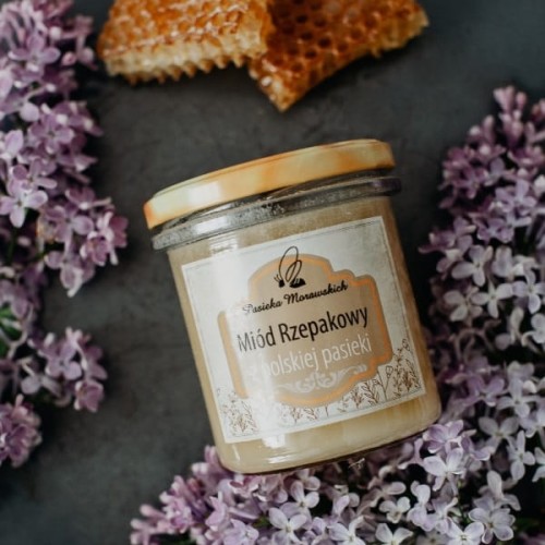 miód rzepakowy z własnej pasieki